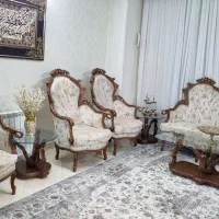 مبل ۹ نفره ب همراه میز ناهار خوری چوب راش|مبلمان خانگی و میز عسلی|اسلامشهر, شهرک مهدیه|دیوار