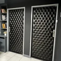 چرم کوبی در لمسه درب آکوستیک عایق صدا صداگیری