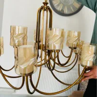 لوستر نو|لوستر و چراغ آویز|مبارکه, |دیوار