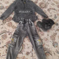 هودی وشلوارجین اسپرت