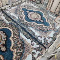 2تخته فرش 6متری نقشه سلطان سورمه ای 700شاانه|فرش|قم, نیروگاه|دیوار