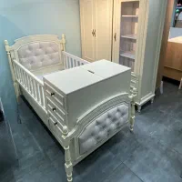 کمد و تخت بچه رومانتیک ۲. رنگ بندی چوب متنوع