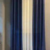 پرده پانچی طوسی مشکی بنفش تمام رنگها