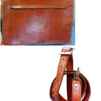 کیف اداری چرم طبیعی دستدوز|کیف، کفش، کمربند|بروجن, |دیوار