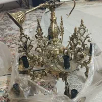 دوعدد لوستر برنز|لوستر و چراغ آویز|سنندج, |دیوار