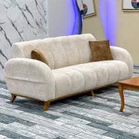 مبل چستر لوبیایی راحتی ۷ نفره پارچه پورشه|مبلمان خانگی و میز عسلی|قزوین, |دیوار