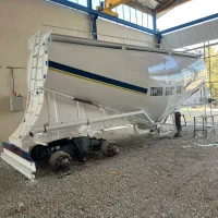 تریلی بونکر سیمان دو محور وی