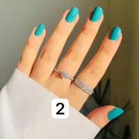 حلقه پشت حلقه رنگ ثابت مشابه طلا نقره|بدلیجات|کرمانشاه, |دیوار