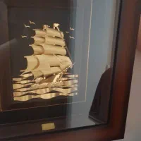 تابلو دیواری با روکش طلا زیبا و نفیس