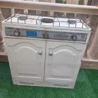 فروش اجاق گاز سه شعله کمددار سه تاسنگ گاز سالم هست