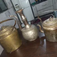 کتری مسی ۶لیتری و ۳لیتری ۲۰۰ساله مسی و ابریغ صفوی