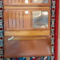 کیف پول چند کاره چرم صددرصد طبیعی تمام دست دوز