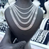 گردنبند زنانه نقره ۹۲۵ مدل بیزمارک