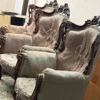 مبل سلطنتی 7 نفره|مبلمان خانگی و میز عسلی|گرگان, |دیوار