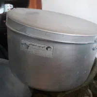 دیگ بزرگ هیئتی و نذری و گاز تگ شعله