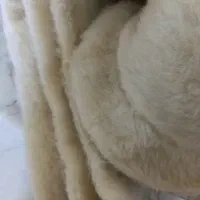 شال و کلاه کرم رنگ|لباس|رشت, باهنر|دیوار