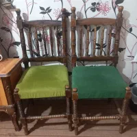 صندلی چوبی آنتیک قدیمی