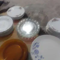 ظرف چینی سه دست بشقاب برنج خوری سه دست میوه خوری