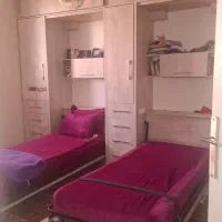 تخت تاشو و کمد و باکس و ۲ عدد تشک تک نفره