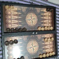 فروش یکجعبه بازی کامل تخته نرد چوبی