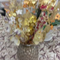 سلام یه گلدون سرامیمی باگلهای مینیاتوری