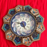 ساعت دیواری مینا کاری