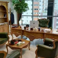 مبلمان اداری میز مدیریت شل نیم ست کنفرانس کلاسیک