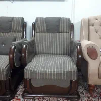 مبل 7 نفره کلاسیک مدل آمریکایی|مبلمان خانگی و میز عسلی|قم, باغ اشرافی|دیوار