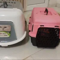 باکس گربه یا باکس سگ و ظرف خاک گربه