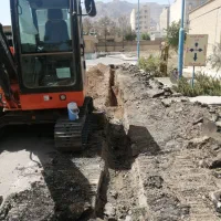 اجاره مینی بیل مکانیکی،حفر استخر،جای پی وفندانسیون|خدمات حمل و نقل|نجفآباد, کهریزسنگ|دیوار