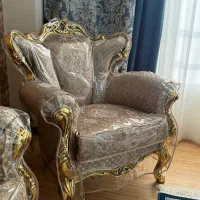 مبل استیل ۹ نفره +میز نهارخوری ۸ نفره چوب راش|مبلمان خانگی و میز عسلی|تهران, فردوس|دیوار