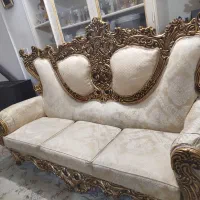 مبلمان استیل 9نفره همراه مبل ناهارخوری 8 نفره|مبلمان خانگی و میز عسلی|مشهد, کوثر|دیوار