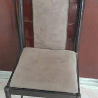 5عدد صندلی فلزی نو