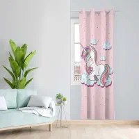 پرده پانچ طرح یونیکورن