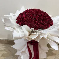 دسته گل روبانی