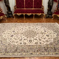 جفت فرش دستباف ۶متری کاشان گل ابریشم مناسب جهیزیه|فرش|تهران, پاسداران|دیوار