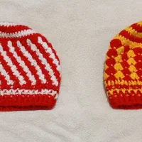 کلاه و لیف و اسکاج دست بافت