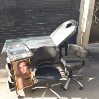 لوازم آرایشگاه سرشورصندلی اصلاح ترولی تابوره کوپ