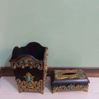 سطل وجادستمال کاغذی|صنایع دستی و سایر لوازم تزئینی|نسیمشهر, |دیوار