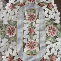 رومیزی خیلی کم کارکرد یکی بزرگ و دوتا کوچی|پرده، رانر، رومیزی|قزوین, |دیوار
