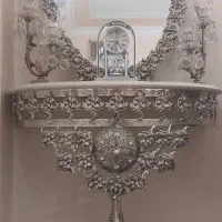 ایینه و شمعدان برنز مناسب جهیزیه|صنایع دستی و سایر لوازم تزئینی|ری, دولتآباد|دیوار