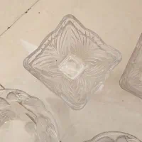 شیرینی خوری کریستال جی سی سی .گل پنبه ای.والتر|ظروف سرو و پذیرایی|قم, علی آباد|دیوار