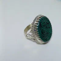 انگشتر نقره عقیق سبز طبیعی|جواهرات|تهران, امام زاده حسن|دیوار