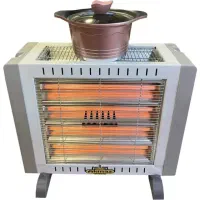 بخاری برقی آکماز ۶ شعله فن دار ( رده انرژی A )|بخاری، هیتر، شومینه|یزد, |دیوار