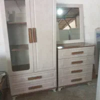 کمدیک تیک ودراورباقاب اینه تخت نوجوان|تخت و صندلی بچه|اصفهان, شهرک کوثر|دیوار