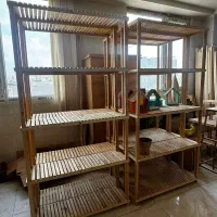 قفسه  تمام چوب