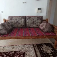 تخت سنتی همراه شاه نشین