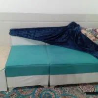 مبل ال پنج ماهه استفاده شده مبل کاملا تمیز شش نفره