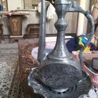 افتابه لگن مسی  قلم اصفهان شکار گاه