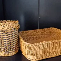 انواع بافت سبدهای حصیری پذیرفته میشود|صنایع دستی و سایر لوازم تزئینی|نیشابور, شهرک رسولی|دیوار